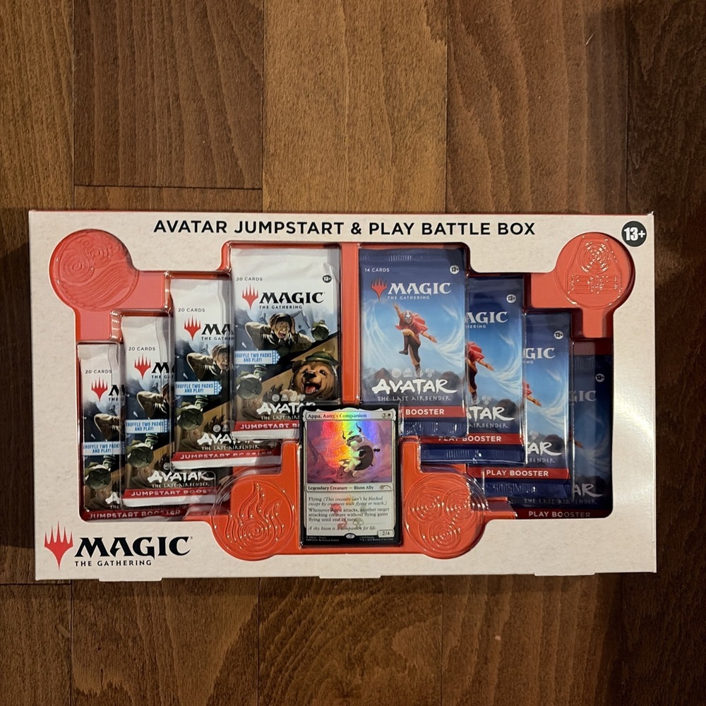 Magic The Gathering Avatar Jumpstart & Play Battle Box 8 Packs NIB